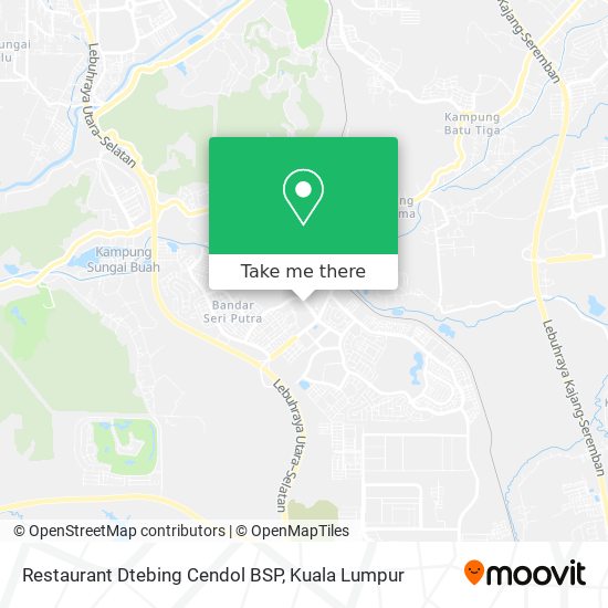 Restaurant Dtebing Cendol BSP map