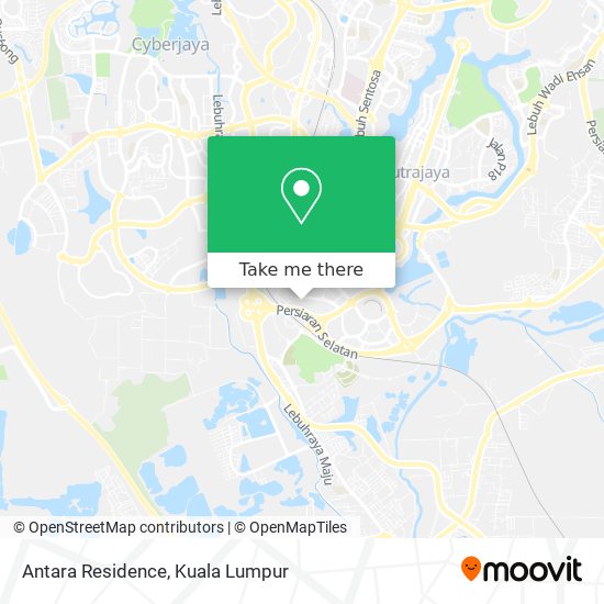 Antara Residence map