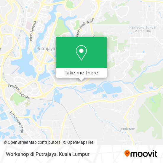 Workshop di Putrajaya map