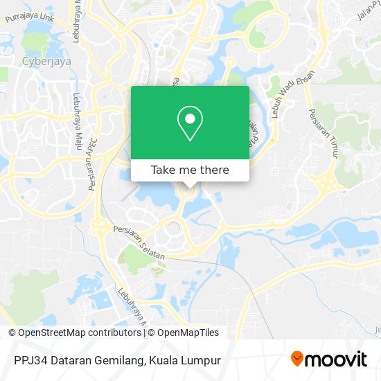 PPJ34 Dataran Gemilang map