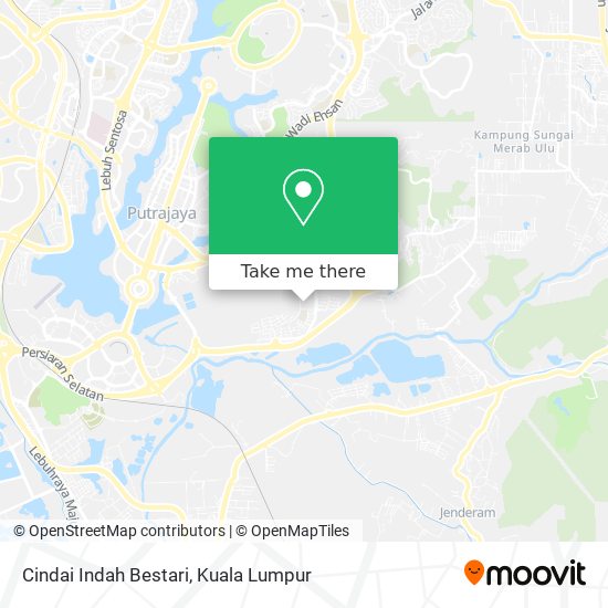 Cindai Indah Bestari map