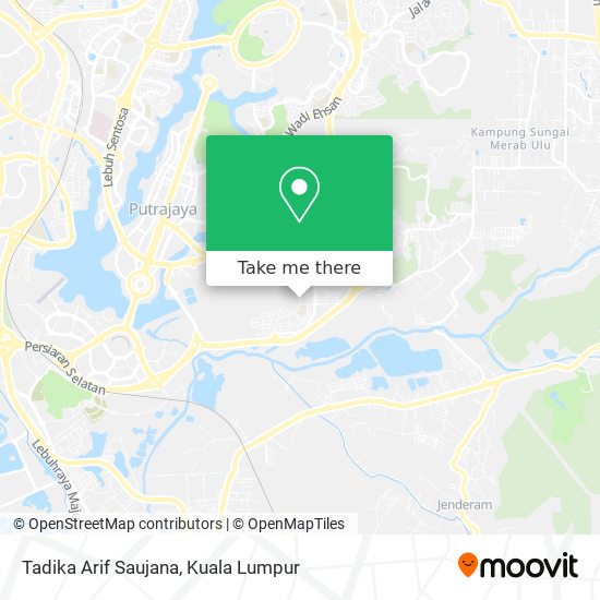 Tadika Arif Saujana map