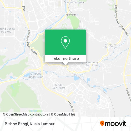 Bizbox Bangi map