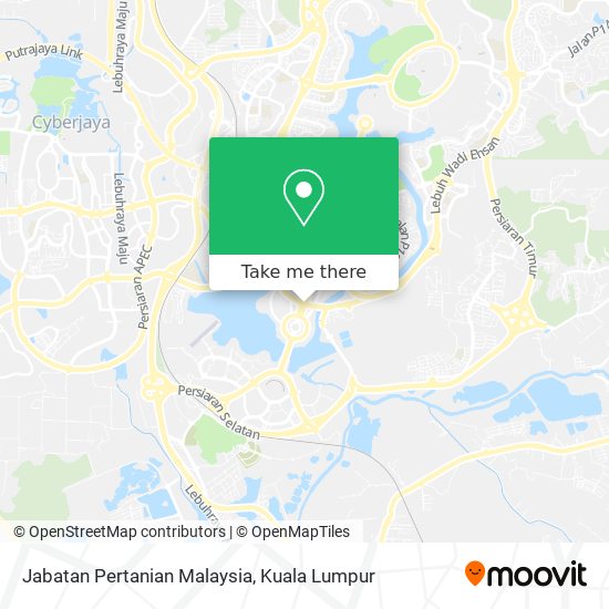 Jabatan Pertanian Malaysia map