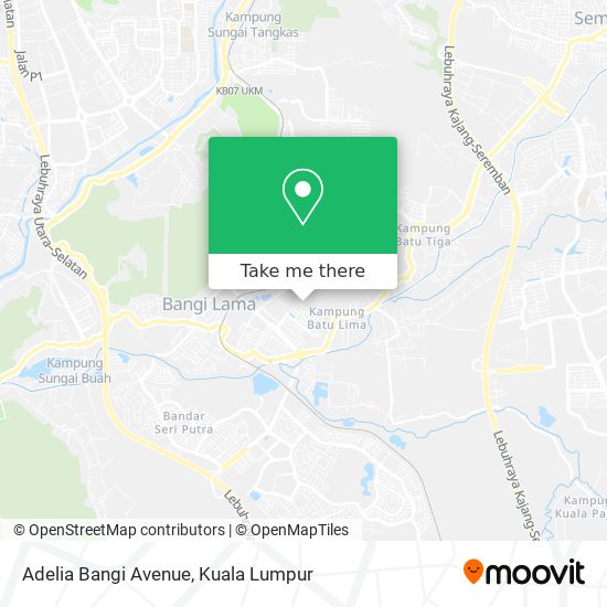 Adelia Bangi Avenue map