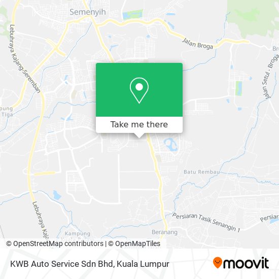 KWB Auto Service Sdn Bhd map