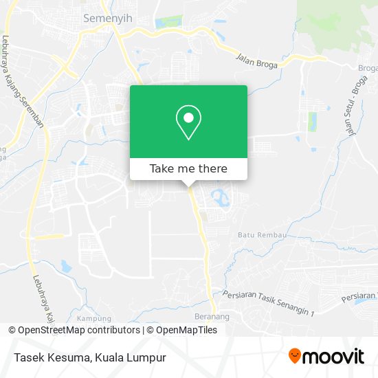 Tasek Kesuma map