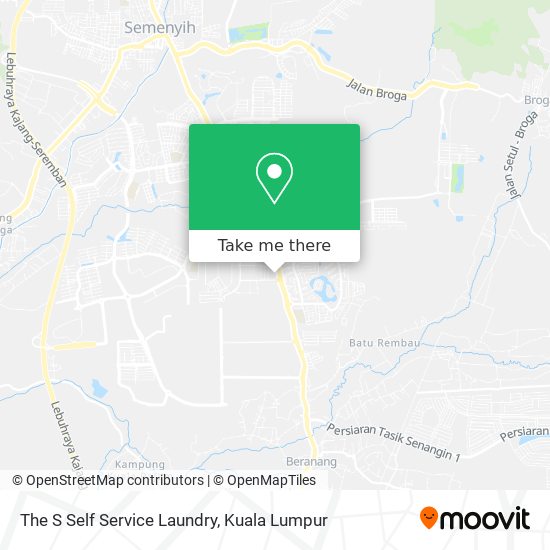 The S Self Service Laundry map