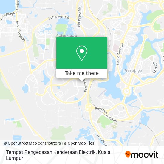 Tempat Pengecasan Kenderaan Elektrik map