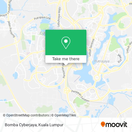 Bomba Cyberjaya map