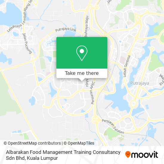 Albarakan Food Management Training Consultancy Sdn Bhd map