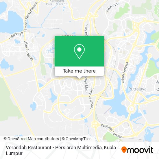 Verandah Restaurant - Persiaran Multimedia map