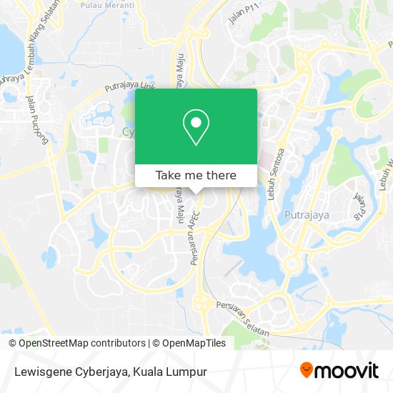 Peta Lewisgene Cyberjaya