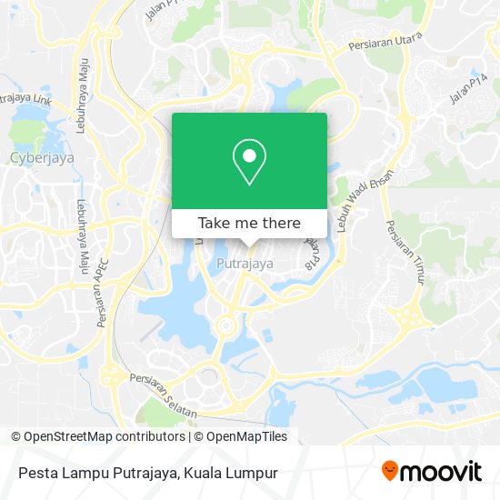 Peta Pesta Lampu Putrajaya
