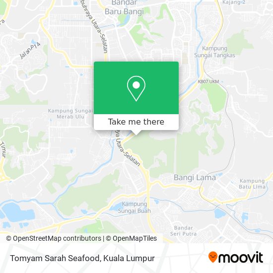Tomyam Sarah Seafood map