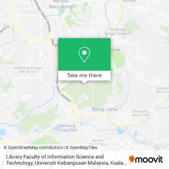 Library Faculty of Information Science and Technology, Universiti Kebangsaan Malaysia map