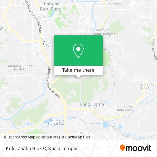 Kolej Zaaba Blok C map