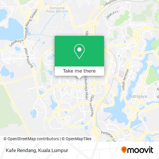 Kafe Rendang map