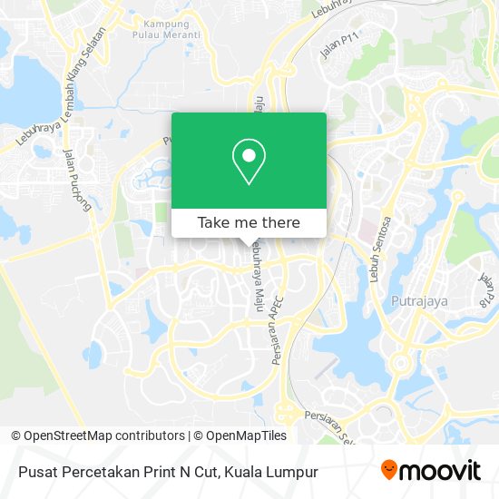 Pusat Percetakan Print N Cut map