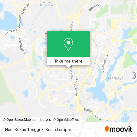 Nasi Kukus Tonggek map