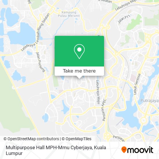 Multipurpose Hall MPH-Mmu Cyberjaya map