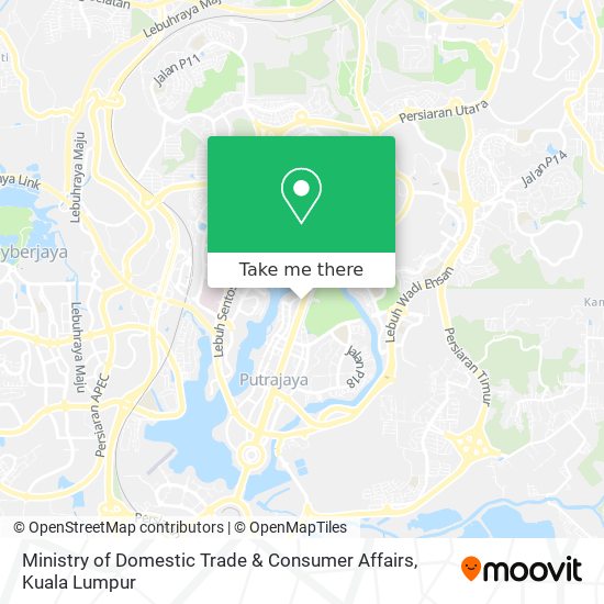 Ministry of Domestic Trade & Consumer Affairs map