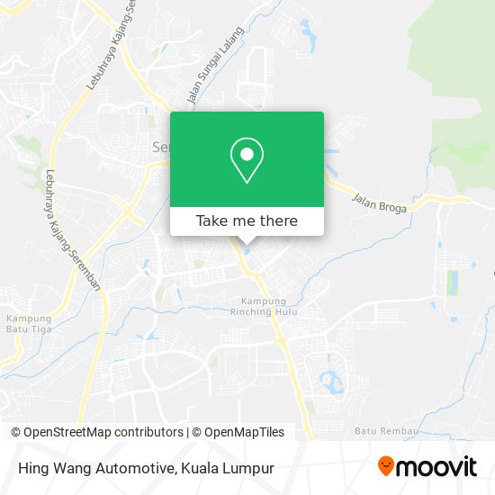 Hing Wang Automotive map