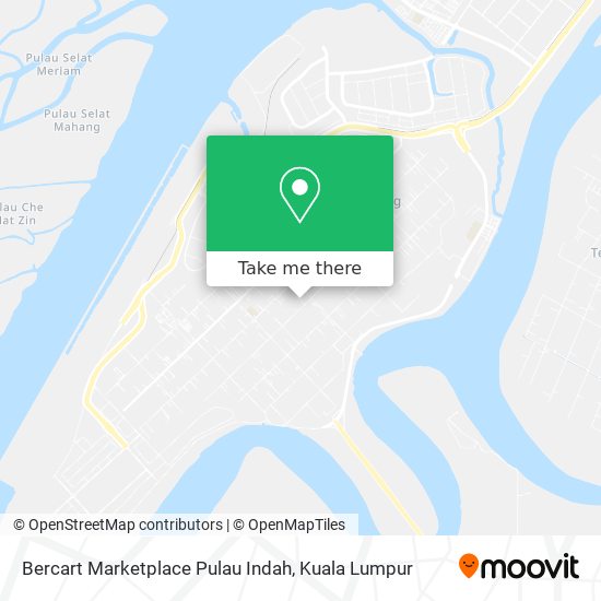 Peta Bercart Marketplace Pulau Indah