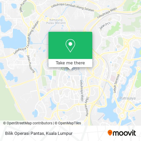 Bilik Operasi Pantas map