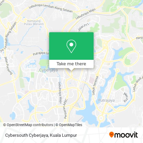 Cybersouth Cyberjaya map