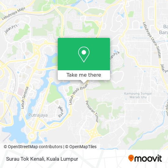 Peta Surau Tok Kenali