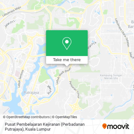 Pusat Pembelajaran Kejiranan (Perbadanan Putrajaya) map
