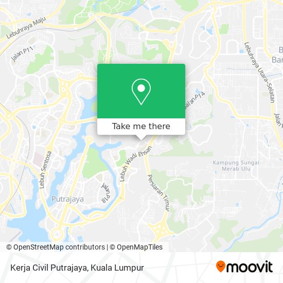 Peta Kerja Civil Putrajaya