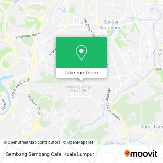 Peta Sembang Sembang Cafe