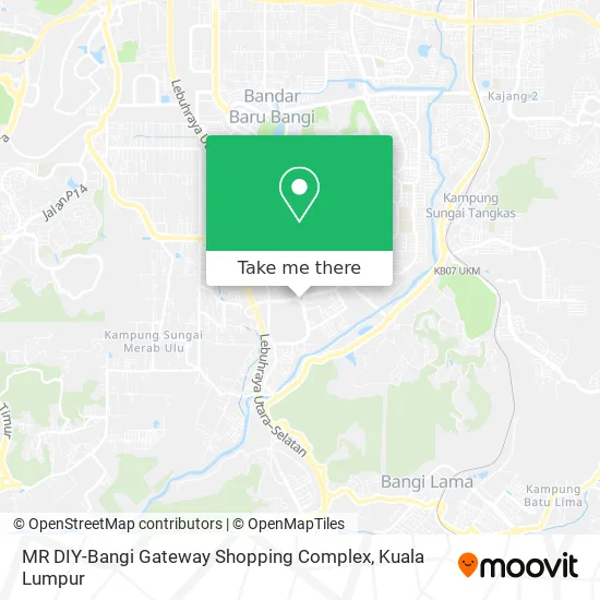 MR DIY-Bangi Gateway Shopping Complex map