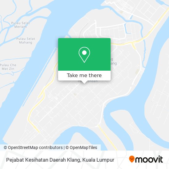 Pejabat Kesihatan Daerah Klang map