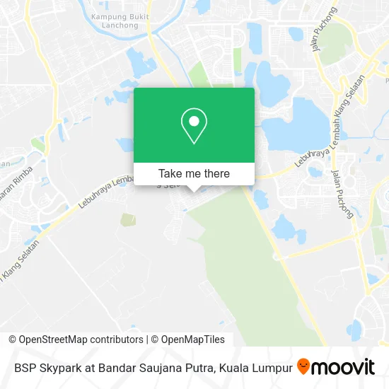 BSP Skypark at Bandar Saujana Putra map