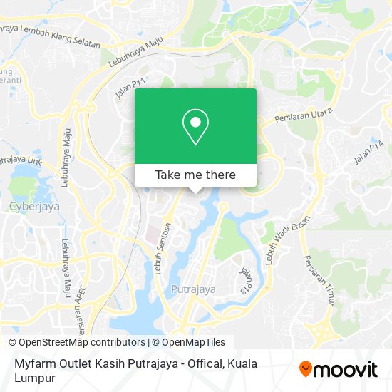 Peta Myfarm Outlet Kasih Putrajaya - Offical