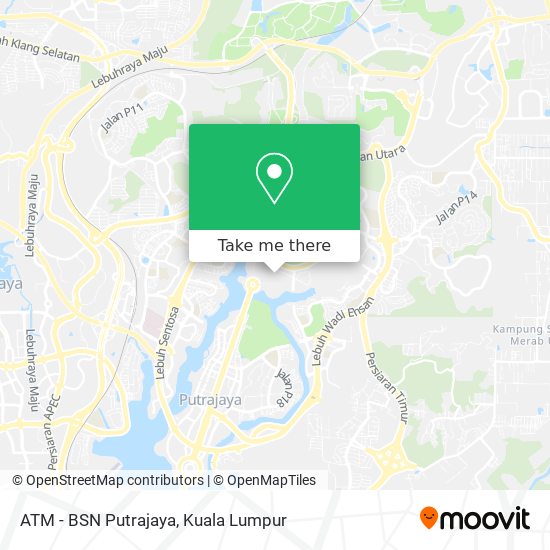 ATM - BSN Putrajaya map