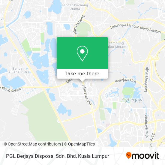 PGL Berjaya Disposal Sdn. Bhd map
