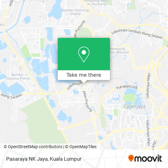 Pasaraya NK Jaya map