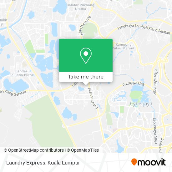 Laundry Express map