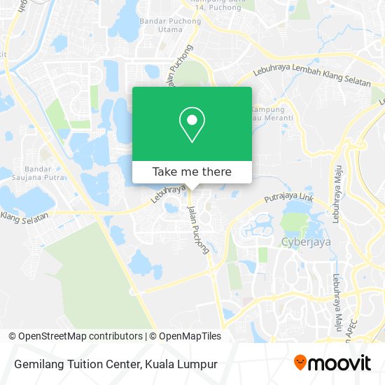 Gemilang Tuition Center map