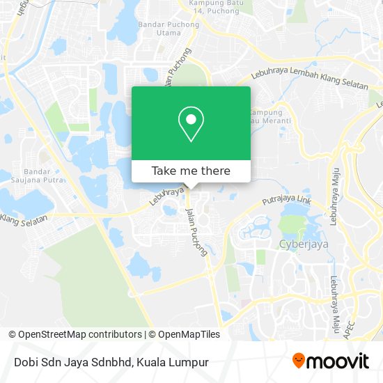 Dobi Sdn Jaya Sdnbhd map