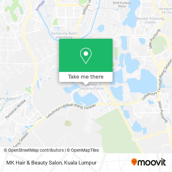 MK Hair & Beauty Salon map