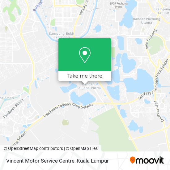 Vincent Motor Service Centre map