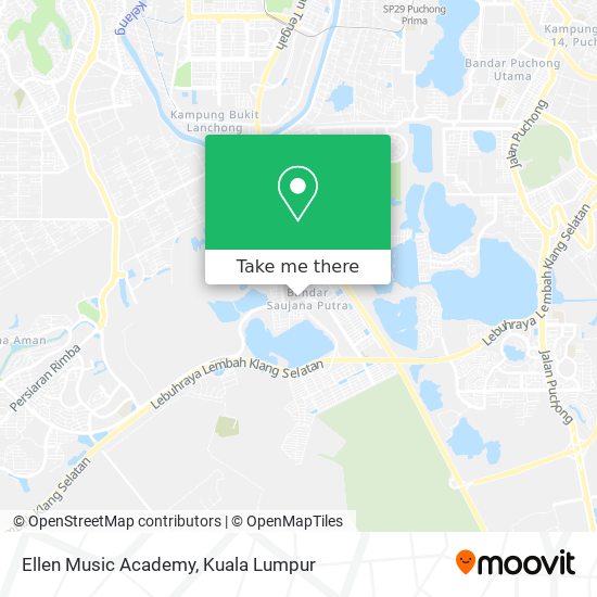 Ellen Music Academy map