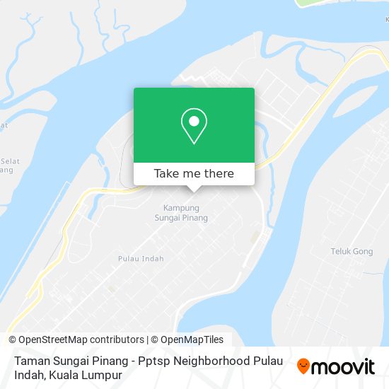 Taman Sungai Pinang - Pptsp Neighborhood Pulau Indah map