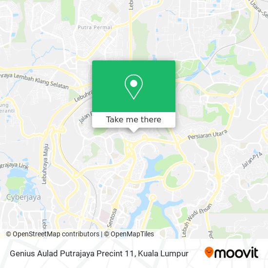 Peta Genius Aulad Putrajaya Precint 11