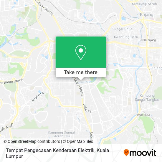 Peta Tempat Pengecasan Kenderaan Elektrik